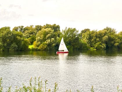 Segelboot auf dem Salzgittersee
