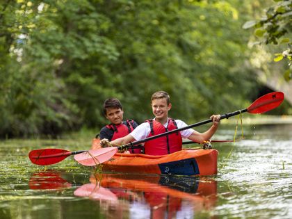 Kanufahren auf der Oker